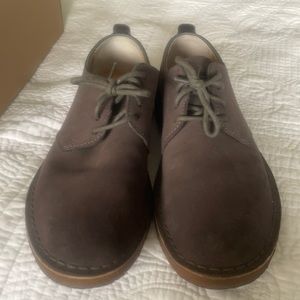 Clarks London Charcoal Suede Oxford